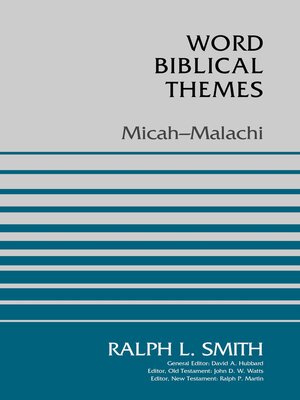 cover image of Micah-Malachi